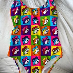 Bucees colorful one piece bikini